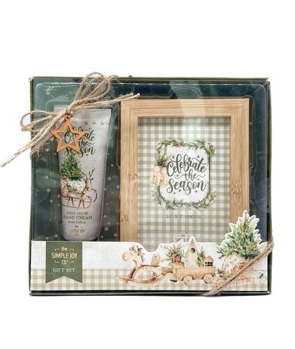 The Simple Joy Co Hand Cream & Photo Frame Gift Set