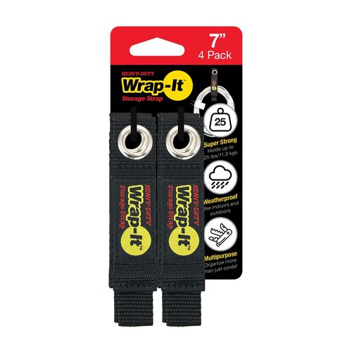 7" 4 Pack Heavy-Duty Storage Strap