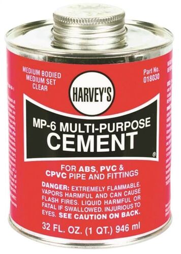 32 Oz Can Milky Clear Solvent Cement