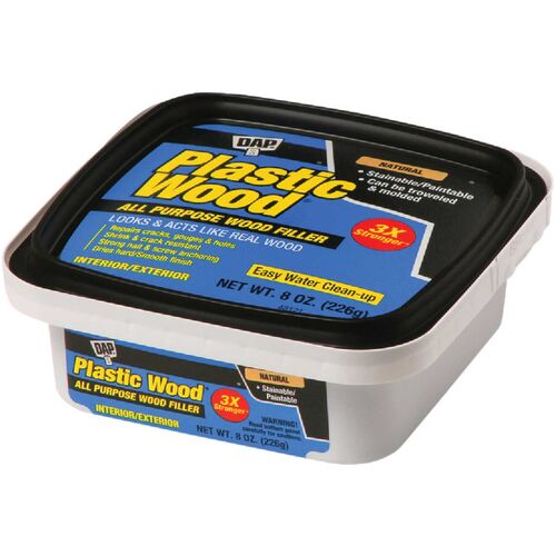 Plastic Wood All Purpose Natural Wood Filler - 8 oz