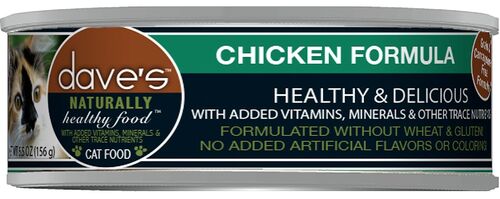 Naturally Healthy Chicken Formula Wet Cat Food - 5.5 oz