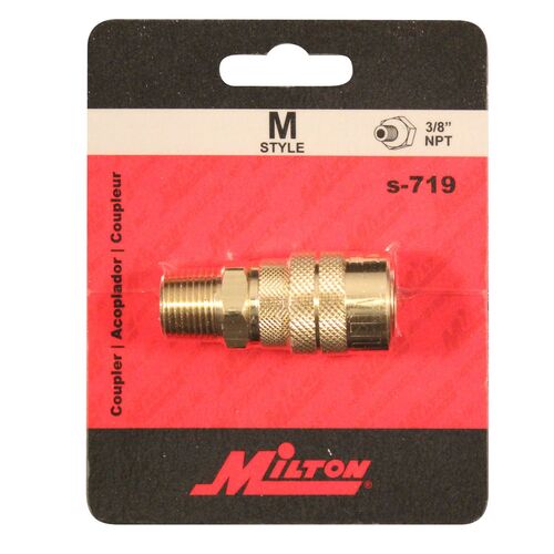 3/8" Male M Style Coupler