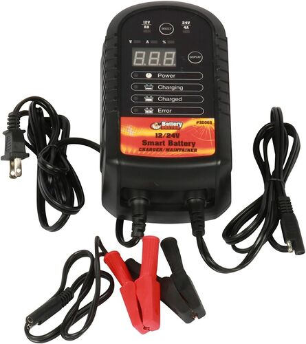 CEC Certified Smart Battery Charger & Maintainer (12V / 500 m AMP)