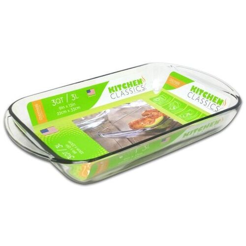 Kitchen Classics 3 Quart Rectangular Bake Dish