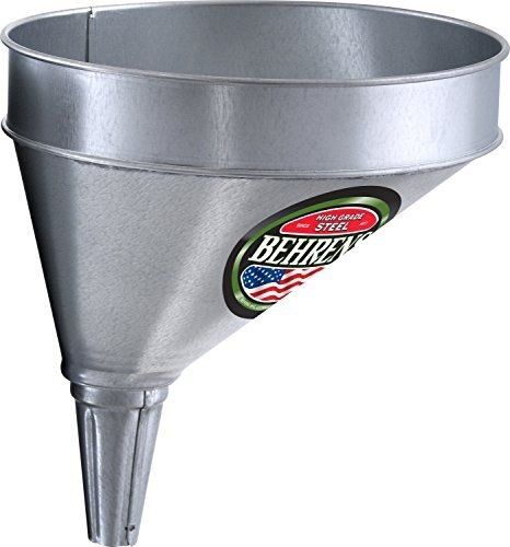Offset Galvanized Steel Funnel with Screen