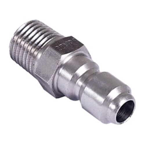 Quick Connect Plug - 1/4" MNPT x 1/4" Socket in Stainless-Steel