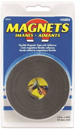 1/2 in W X 10 ft Length Magnetic Tape