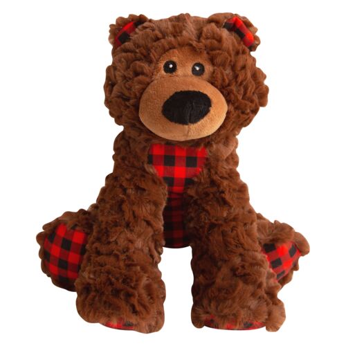 Benny the Bear Plush Dog Toy - 11"