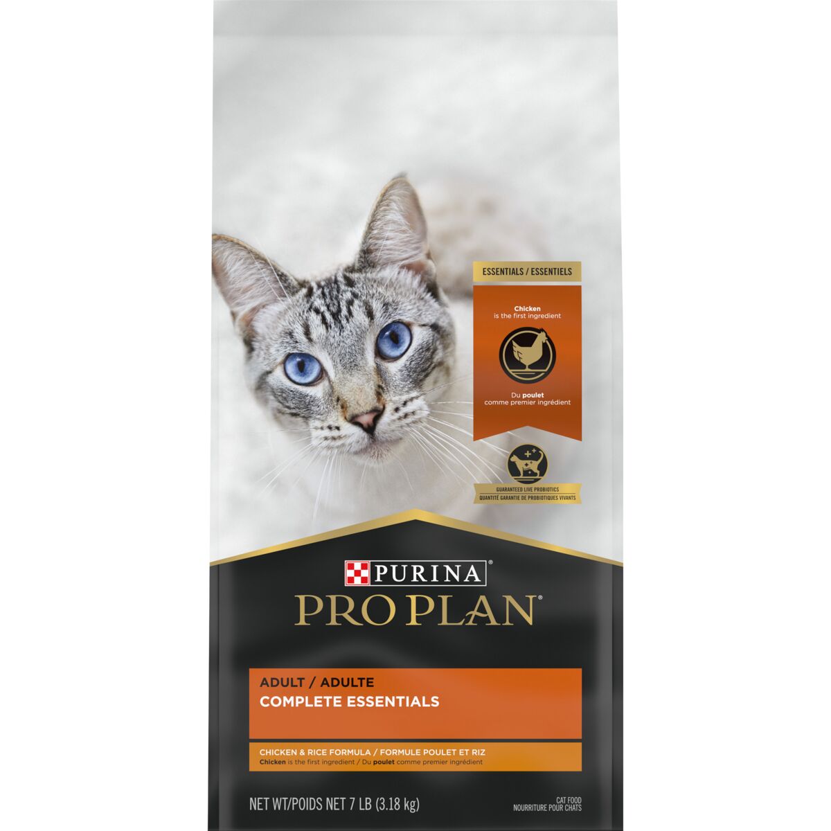 Purina Pro Plan Chicken & Rice Adult Cat Food 7 Lb