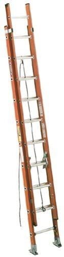 20 ft Type IA Fiberglass D-Rung Extension Ladder