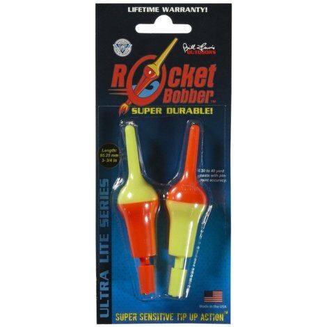 Rocket Bobber 2 Pk. Ultra Light Series Multi-Color Bobbers