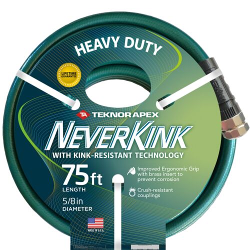 Neverkink Heavy Duty Hose - 5/8" x 75'