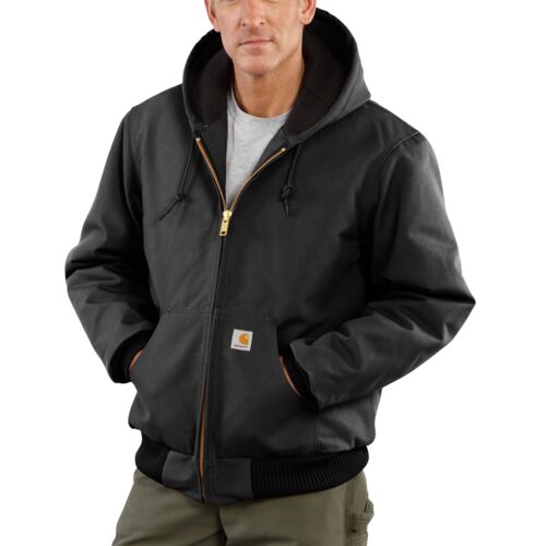 Men's Flannel-Lined Loose Fit Firm Duck Insulated Active Jacket