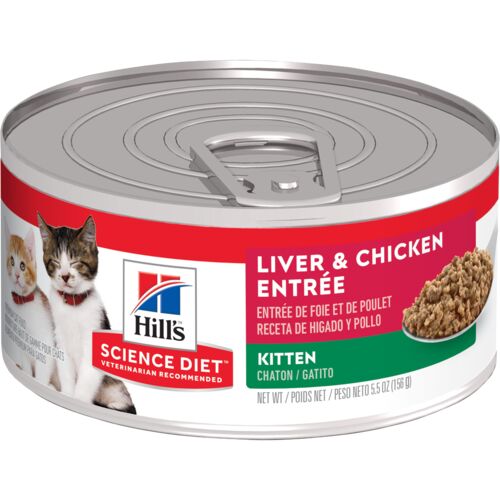 Kitten Liver & Chicken Entree Canned Cat Food - 5.5 oz