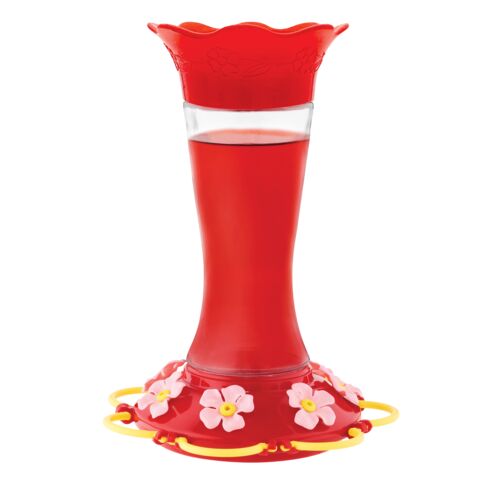 Nature's Yard Wildflower Glass Hummingbird Feeder - 20 oz