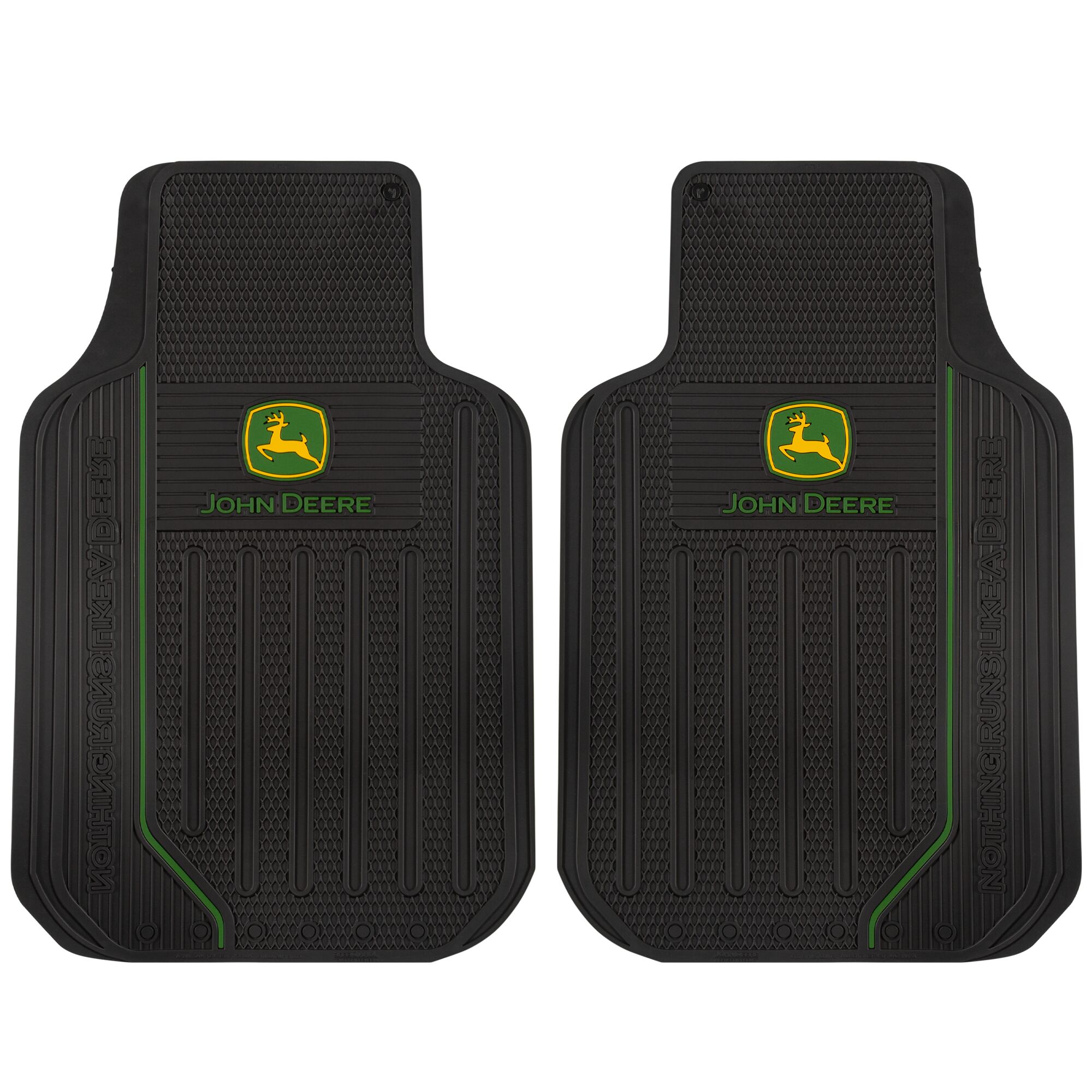 Plasticolor 2 Piece Elite Series Floor Mats John Deere