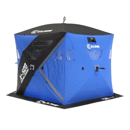 X-500 Lookout Thermal Five-Person Hub Ice Shelter - 108"LX108"WX82"H