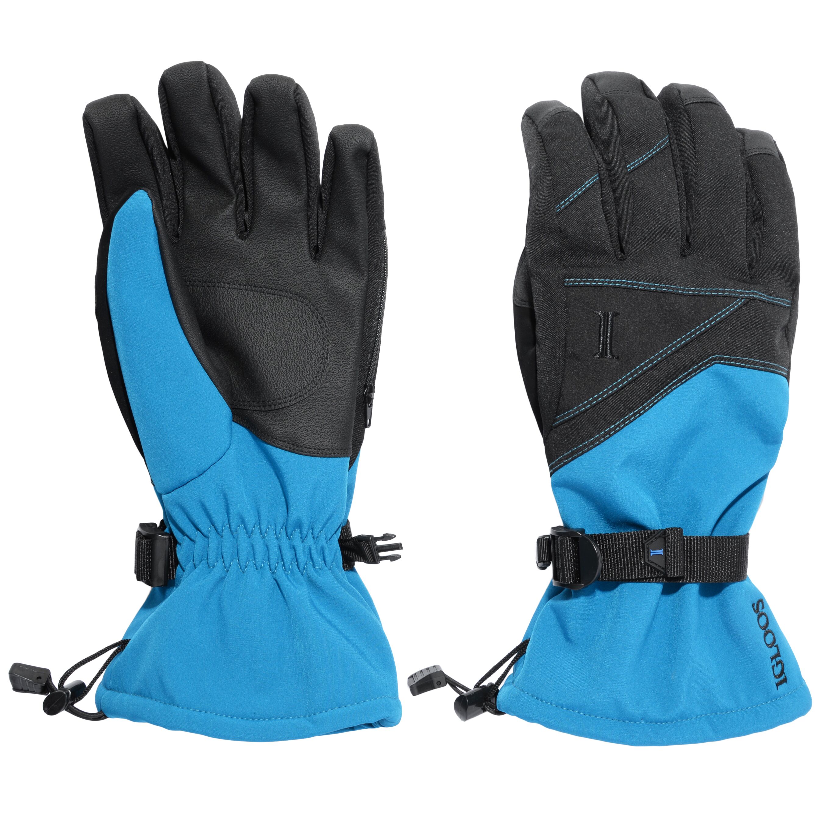 Igloos Men's Twill Gauntlet Ski Gloves
