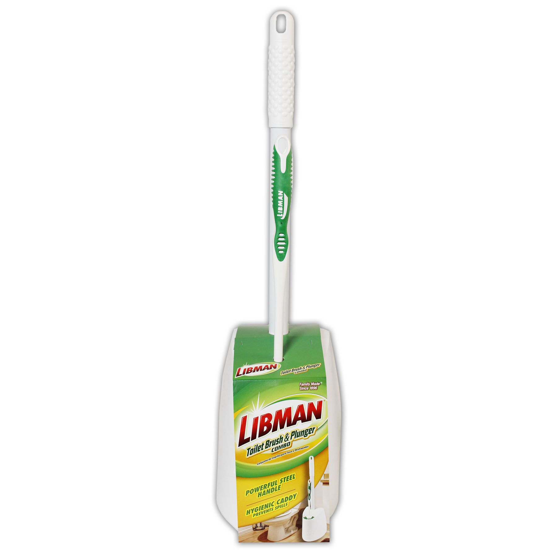 Libman Toilet Brush & Plunger Combo