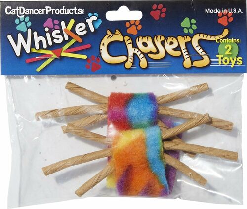 2 Pack Whisker Chasers Cat Toy