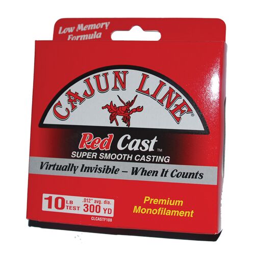 Cajun Low-Vis Ragin' Red Fishing Line