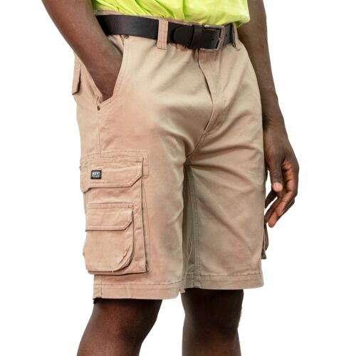 Men's Cargo Pocket Flex Short in Khaki