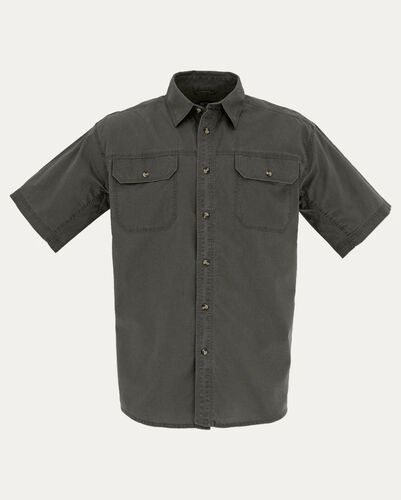 Men's Short Sleeve Weathered Work Shirt