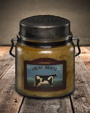 16 Oz Creme Brulee Classic Jar Candle