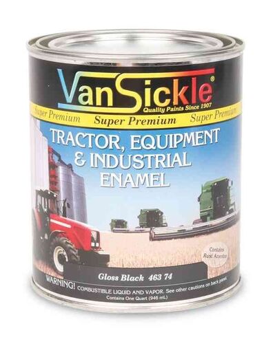 Tractor, Equipment, & Industrial Enamel in Gloss Black - 1 Quart