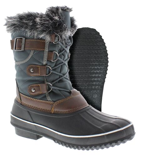 Women's Becca Boot in Charcoal