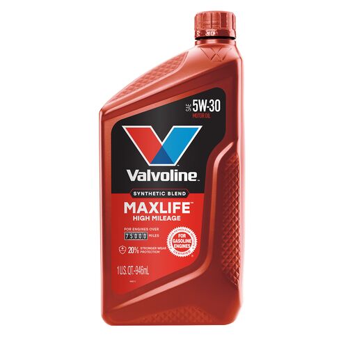 5W-30 MaxLife High Mileage Synthetic Blend Motor Oil