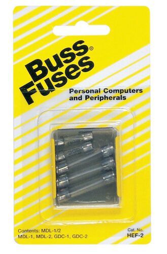HEF-2 Time Delay Fuse Kit, 250 V, Glass Body