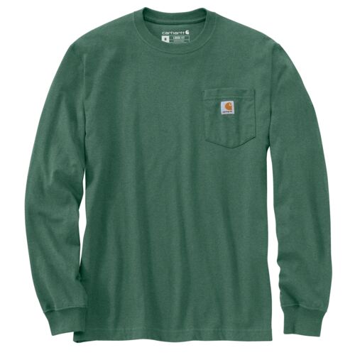 Men's Loose Fit Heavyweight Long-Sleeve Pocket T-Shirt