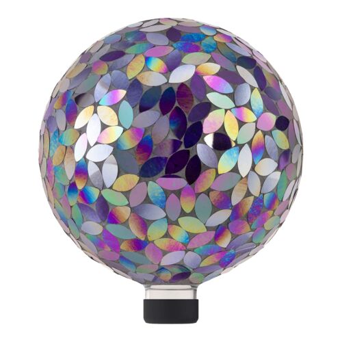 Purple Iridescent Glass Gazing Globe