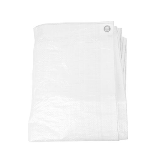 Economy Grade Poly Tarps in Clear White