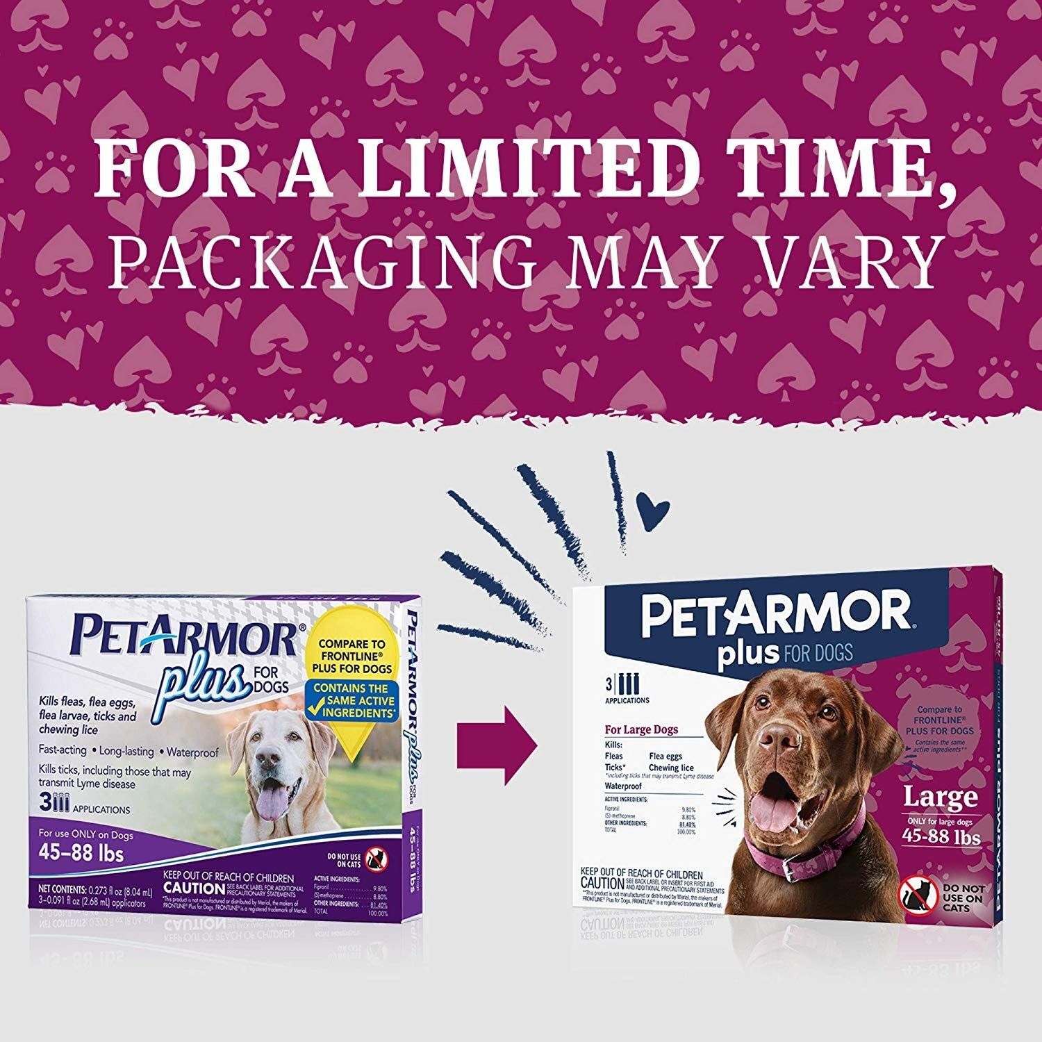PetArmor Petarmor Plus for Dog Treatment 45 to 88lbs