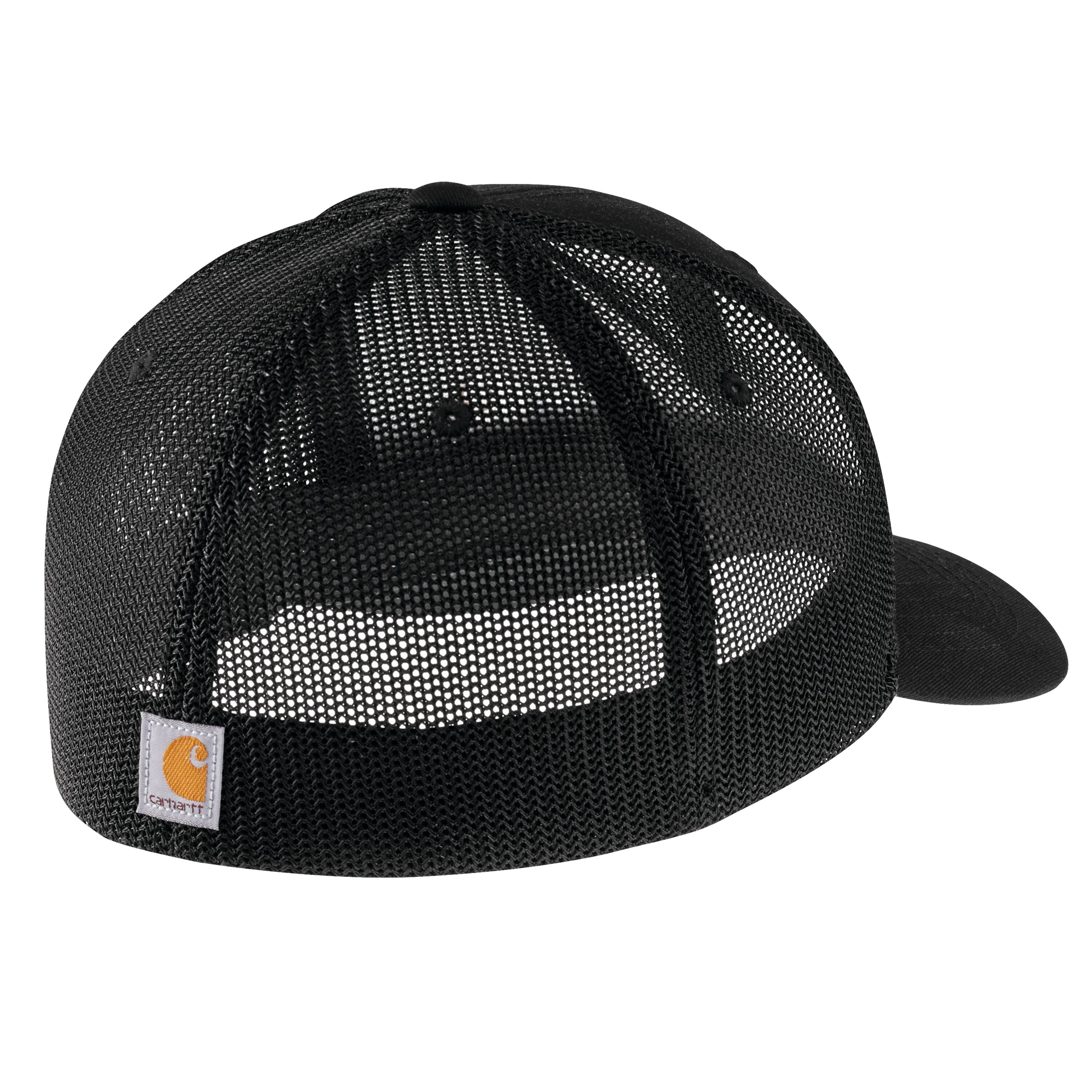 Rugged Flex Fitted Canvas Mesh-Back Logo Graphic Cap