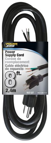 Replacement Power Cord - 8 ft