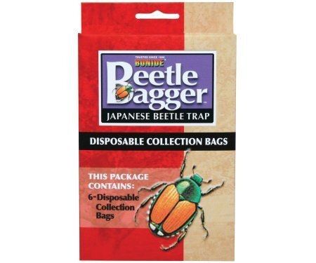 Japanese Beetle Bagger Bag Traps - 6 Pack