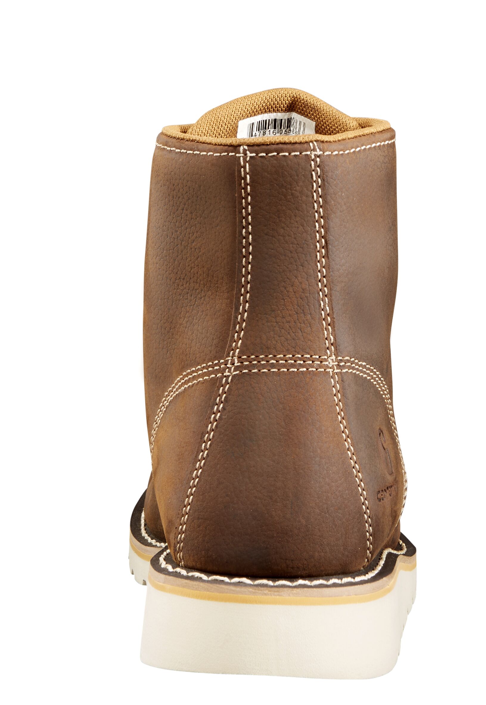 Men's 6" Waterproof Soft Toe Wedge Brown Boot