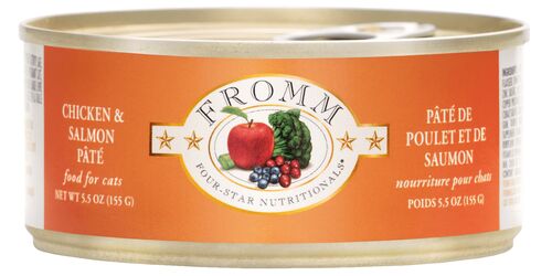 Chicken and Salmon Pate Cat Food - 5.5 oz
