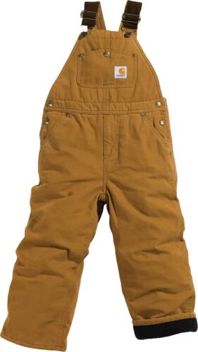 Kids' Quilt-Lined Duck Bib Overall