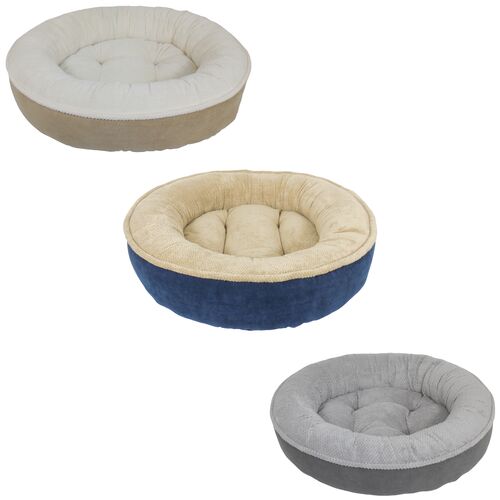 Assorted Maggie Donut Pet Bed - 35x35x10
