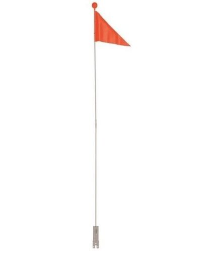 60" Height Orange 2-Piece Safety Flag