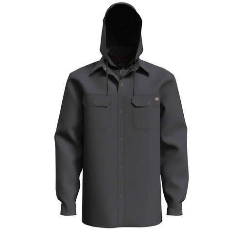 Men's Hydroshield Fleece Hooded Duck Shirt Jacket