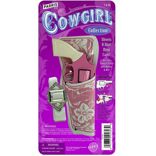 Cowgirl Cap Gun Holster Set