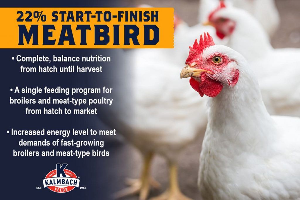 22% Start-To-Finish Meatbird - 50 lb