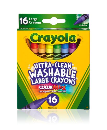 16 Count Ultra-Clean Washable Large Crayons