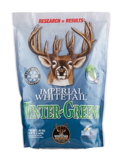 Imperial Whitetail Winter-Greens Fall Annual Food Plot Seed - 3 Lb