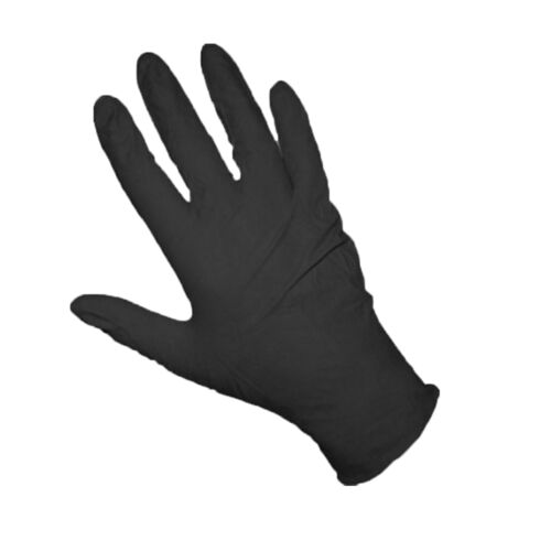 Black Nitrile Disposable Gloves